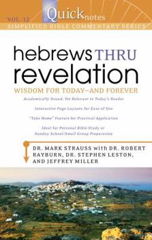 Quicknotes Commentary Vol 12 - Hebrews Thru Revelation - Book  of the Quicknotes Simplified Bible Commentary