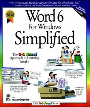 Paperback Word 6 For Windows Simplified (Idg's Intrographic Series) Book