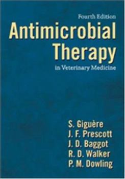 Hardcover Antimicrobial Therapy in Veterinary Medicine Book