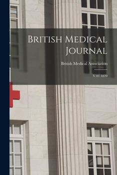 Paperback British Medical Journal: V.01 1870 Book