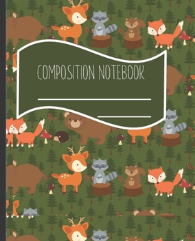 Composition Notebook: Cute College Ruled Blank Lined Paper Journal Notebooks to Write in for Students Colleges and Home Schools