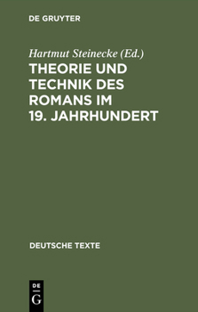 Hardcover Theorie und Technik des Romans im 19. Jahrhundert [German] Book
