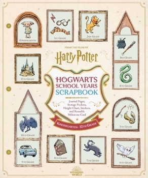 Hardcover Harry Potter School Years Scrapbook Book