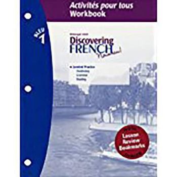 Paperback Activites Pour Tous with Lesson Review Bookmarks Level 1 [With Lesson Review Bookmarks] Book