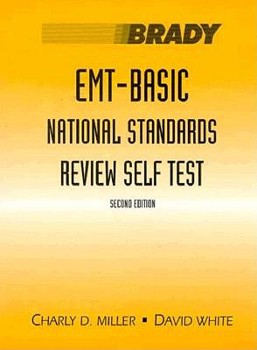 Paperback EMT Basic National Standards Review Self Test Book