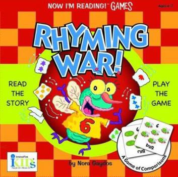 Paperback Rhyming War! [With 40 Number Cards] Book