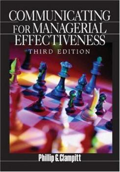 Paperback Communicating for Managerial Effectiveness Book