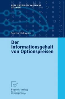 Paperback Der Informationsgehalt Von Optionspreisen [German] Book