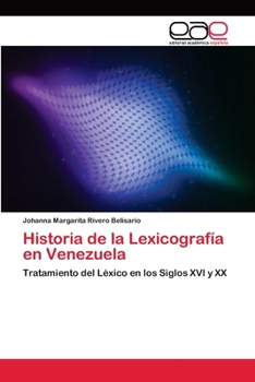 Paperback Historia de la Lexicograf?a en Venezuela [Spanish] Book