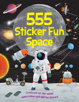 Paperback 555 Sticker Fun - Space Book