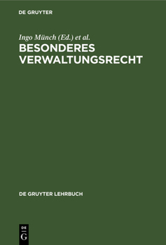 Hardcover Besonderes Verwaltungsrecht [German] Book