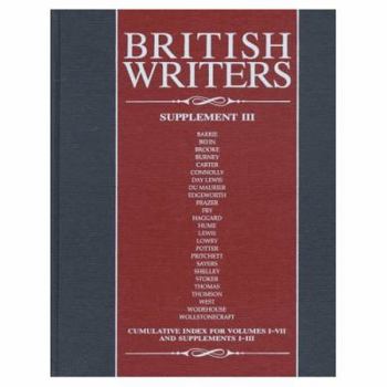 Hardcover British Writers, Supplement III Book