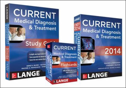Paperback Current Medical Diagnosis & Treatment [With Flash Cards and Study Guide] Book