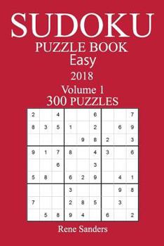 Paperback 300 Easy Sudoku Puzzle Book - 2018 Book