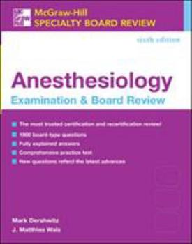 Paperback Anesthesiology Examination & Board Review Book