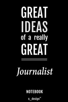 Paperback Notebook for Journalists / Journalist: awesome handy Note Book [120 blank lined ruled pages] Book