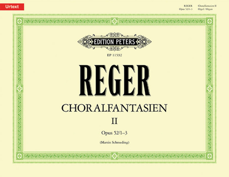 Paperback Chorale Fantasias II: Opus 52/1-3 [German] Book