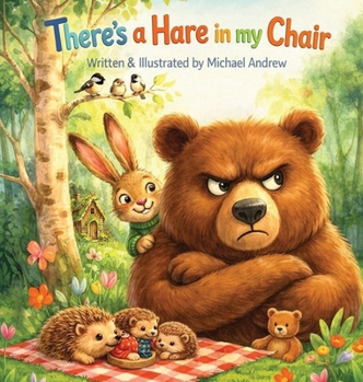 Hardcover There's a Hare in My Chair [Large Print] Book
