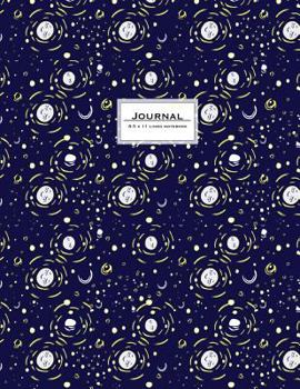 Paperback Journal (Diary, Notebook): 8.5 x 11, lined. Indigo moon. Soft Cover (Large Journal To Write In) Book