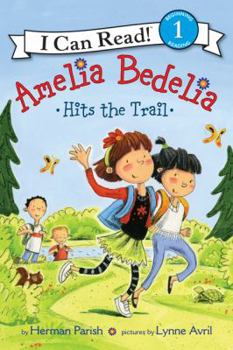 Hardcover Amelia Bedelia Hits the Trail Book