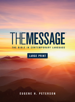 Hardcover Message Bible-MS-Large Print Numbered [Large Print] Book