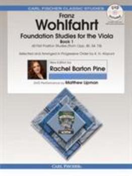 Sheet music O2659X - Foundation Studies for the Viola - Book 1: 60 First Position Studies (from Op. 45, 54, 74) - Book & DVD Book