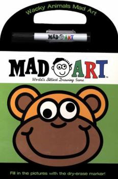 Board book Wacky Animals Mad Art [With Marker] Book