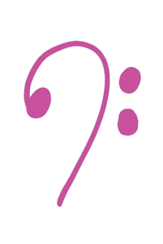 Music Clef Bass Treble - Music Book, Music Lines, Notebook, Notepad, 120 Pages, Souvenir Gift Book, Also Suitable As a Decoration for Birthday or Christmas