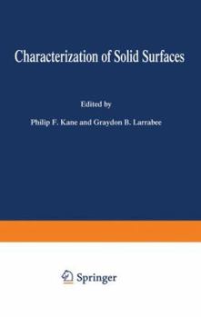 Paperback Characterization of Solid Surfaces Book