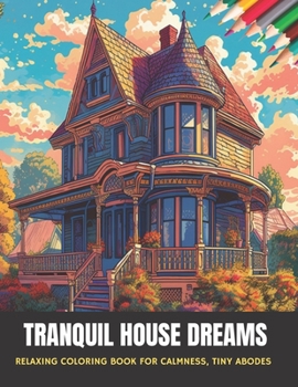 Paperback Tranquil House Dreams: Relaxing Coloring Book for Calmness, Tiny Abodes, 50 pages, 8.5 x 11 inches Book