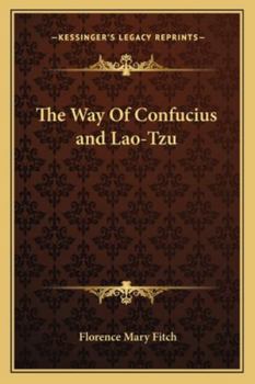 Paperback The Way Of Confucius and Lao-Tzu Book