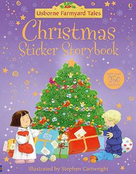 Paperback Christmas Stickerbook Book
