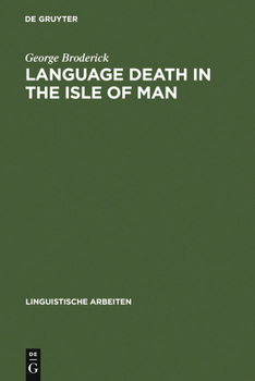 Hardcover Language Death in the Isle of Man Book