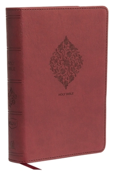 Leather Bound NKJV, Reference Bible, Compact Large Print, Imitation Leather, Burgundy, Red Letter Edition, Comfort Print [Large Print] Book