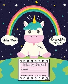 Primary Journal Story Paper Composition Notebook for Kid: Handwriting for K-2 Grades Medline Dashed Ruled Story Paper Sheets Level Preschoolers ... drawing space (Story Paper notebook journal)