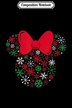Paperback Composition Notebook: Disney Minnie Mouse Icon Holiday Snowflakes Journal/Notebook Blank Lined Ruled 6x9 100 Pages Book