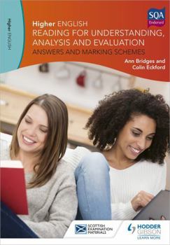 Paperback Higher English for Cfe: Reading for Understanding, Analysis and Evaluation - Answers and Marking Schemes Book