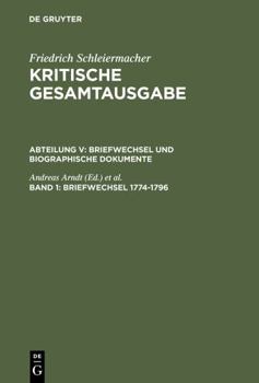 Hardcover Briefwechsel 1774-1796: (Briefe 1-326) [German] Book