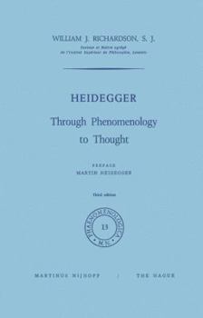 Paperback Heidegger: Through Phenomenology to Thought Book