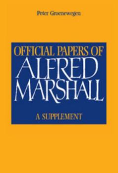 Hardcover Official Papers of Alfred Marshall Book