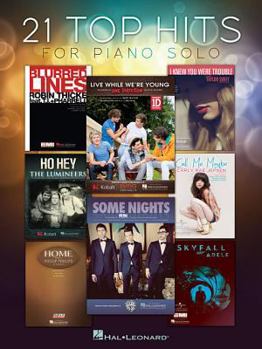 Paperback 21 Top Hits for Piano Solo Book