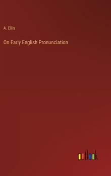 Hardcover On Early English Pronunciation Book