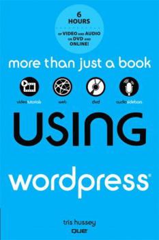 Paperback Using Wordpress [With DVD] Book