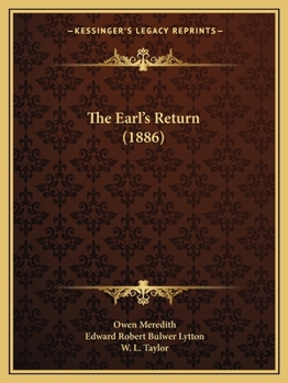 Paperback The Earl's Return (1886) Book