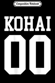 Composition Notebook: Kohai Jersey Anime Manga Japanese Journal/Notebook Blank Lined Ruled 6x9 100 Pages