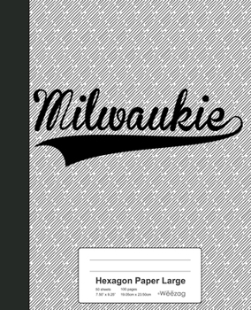 Paperback Hexagon Paper Large: MILWAUKIE Notebook Book