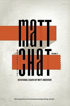 Paperback Matt Chat Volume 2 Book