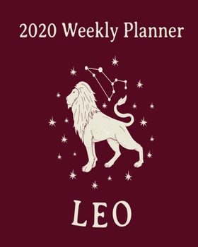 Paperback 2020 Weekly Planner Leo: A Monthly and Yearly Calendar Book