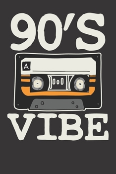 Paperback Notebook: 90's College Ruled 6x9 120 Pages Book