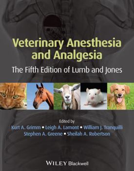 Paperback Veterinary Anesthesia and Analgesia Book